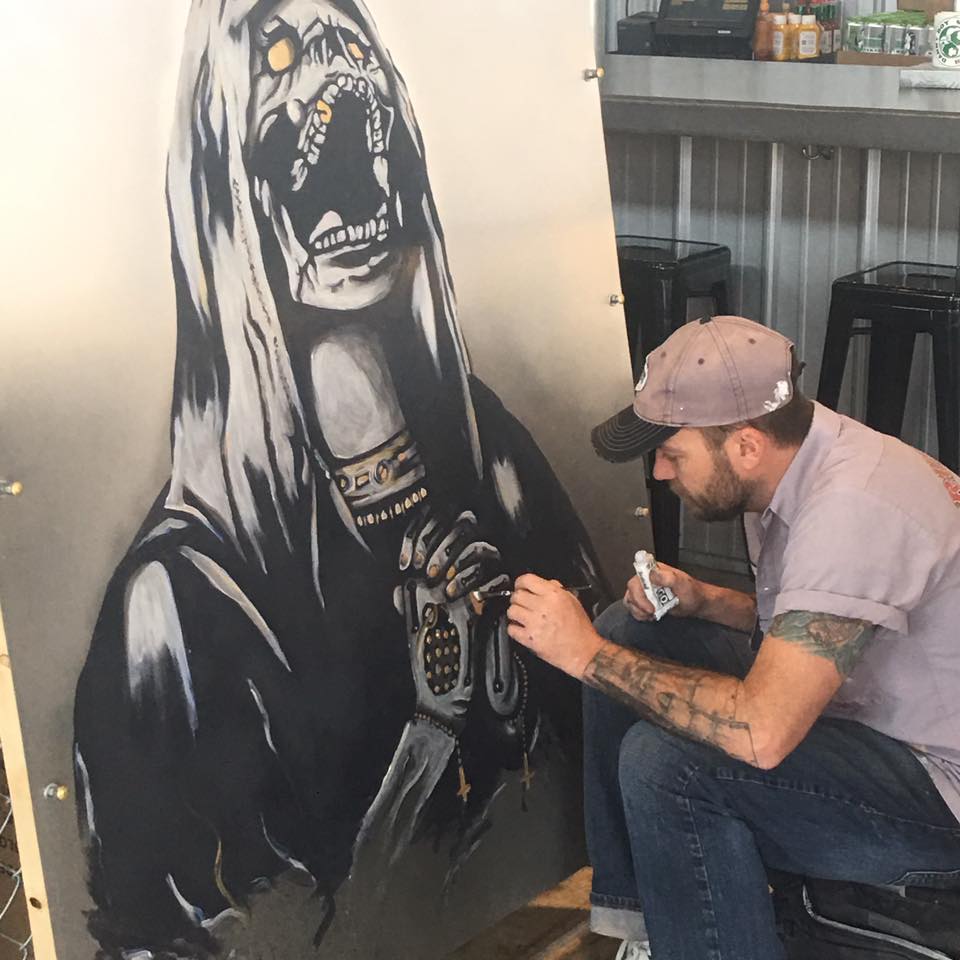 Danny Boy Beer Works Muralist Gavin Goode